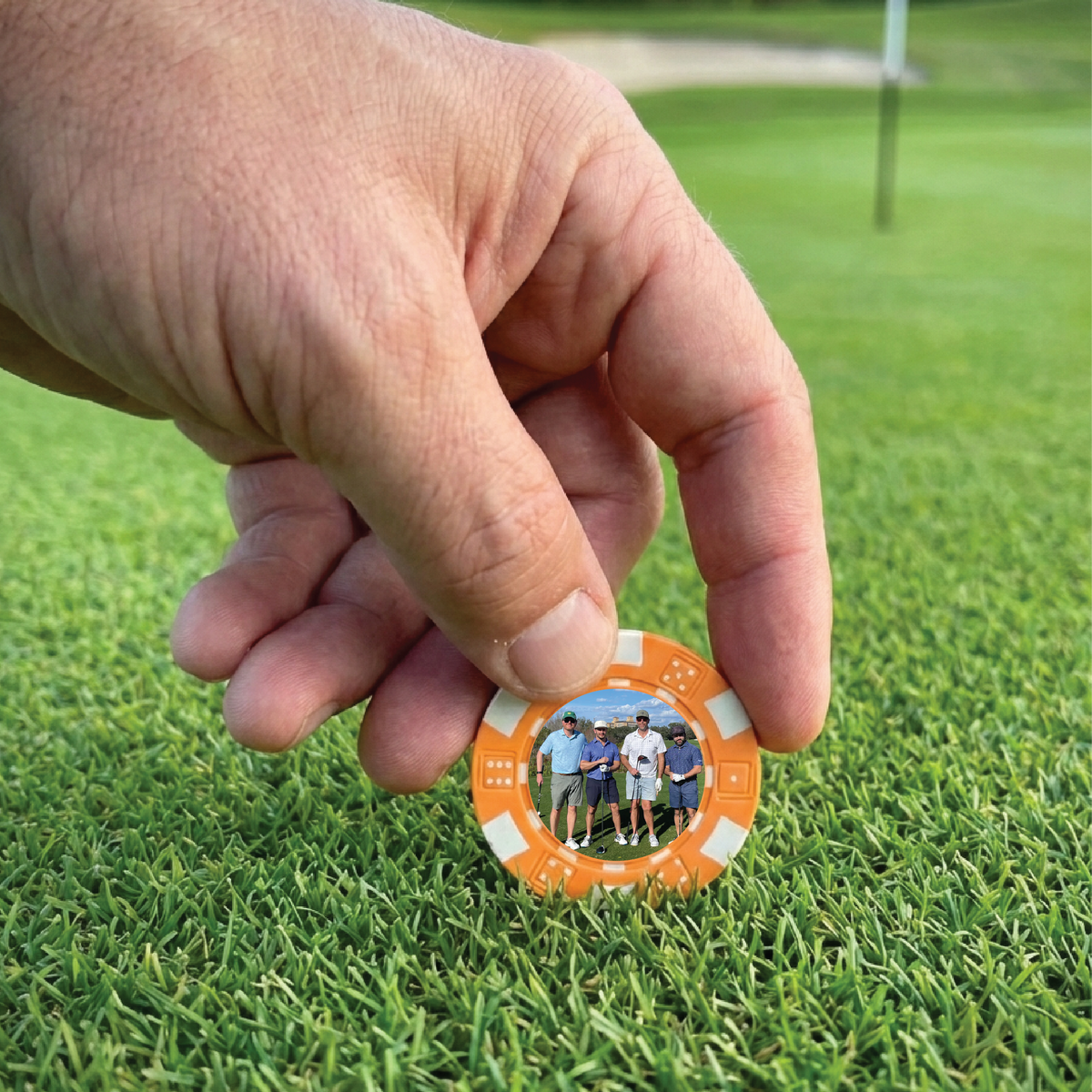 Custom Photo Poker Chip Ball Marker