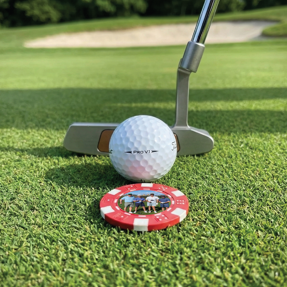 Custom Photo Poker Chip Ball Marker