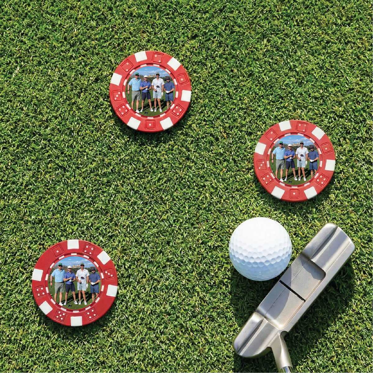 Custom Photo Poker Chip Ball Marker