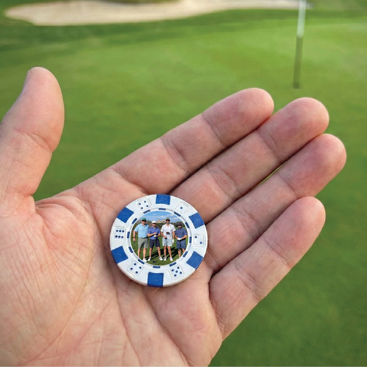 Custom Photo Poker Chip Ball Marker
