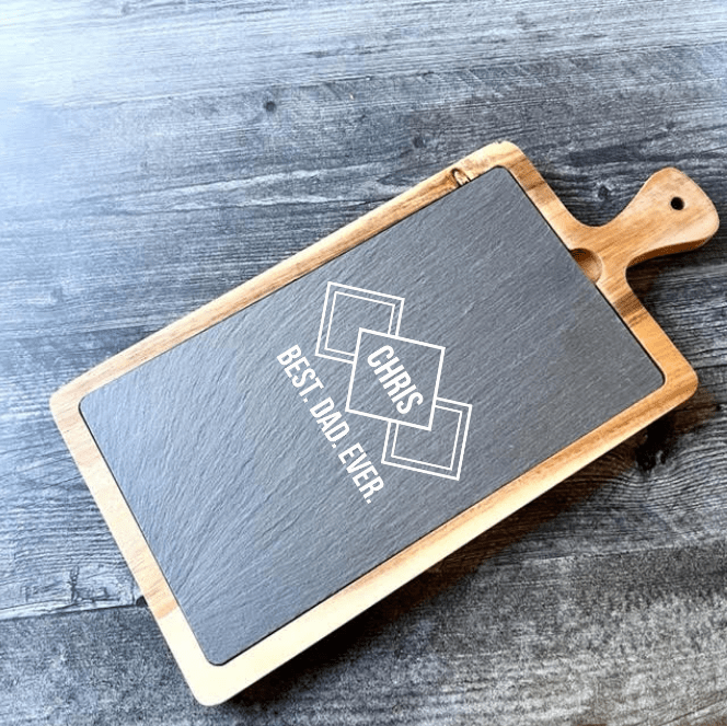 Unique Personalized Custom Slate Cutting Board Customized Cutting Board Gifts for Men by Groovy Guy