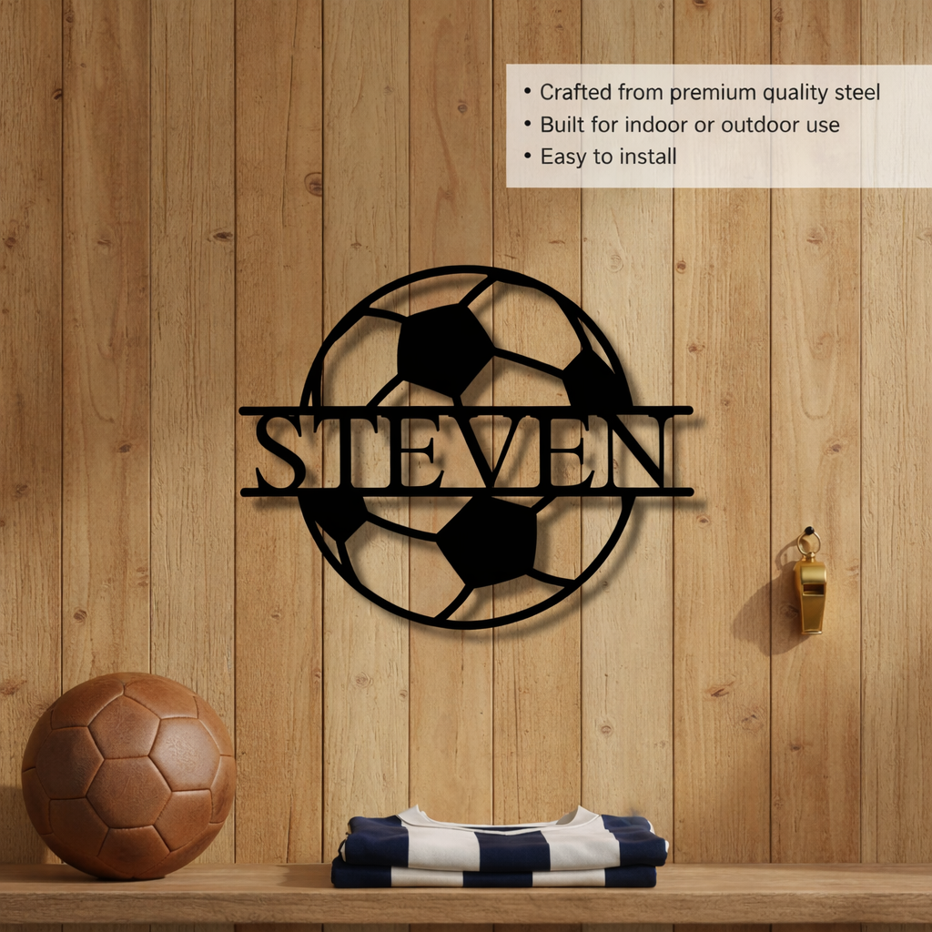 Personalized Soccer Sign