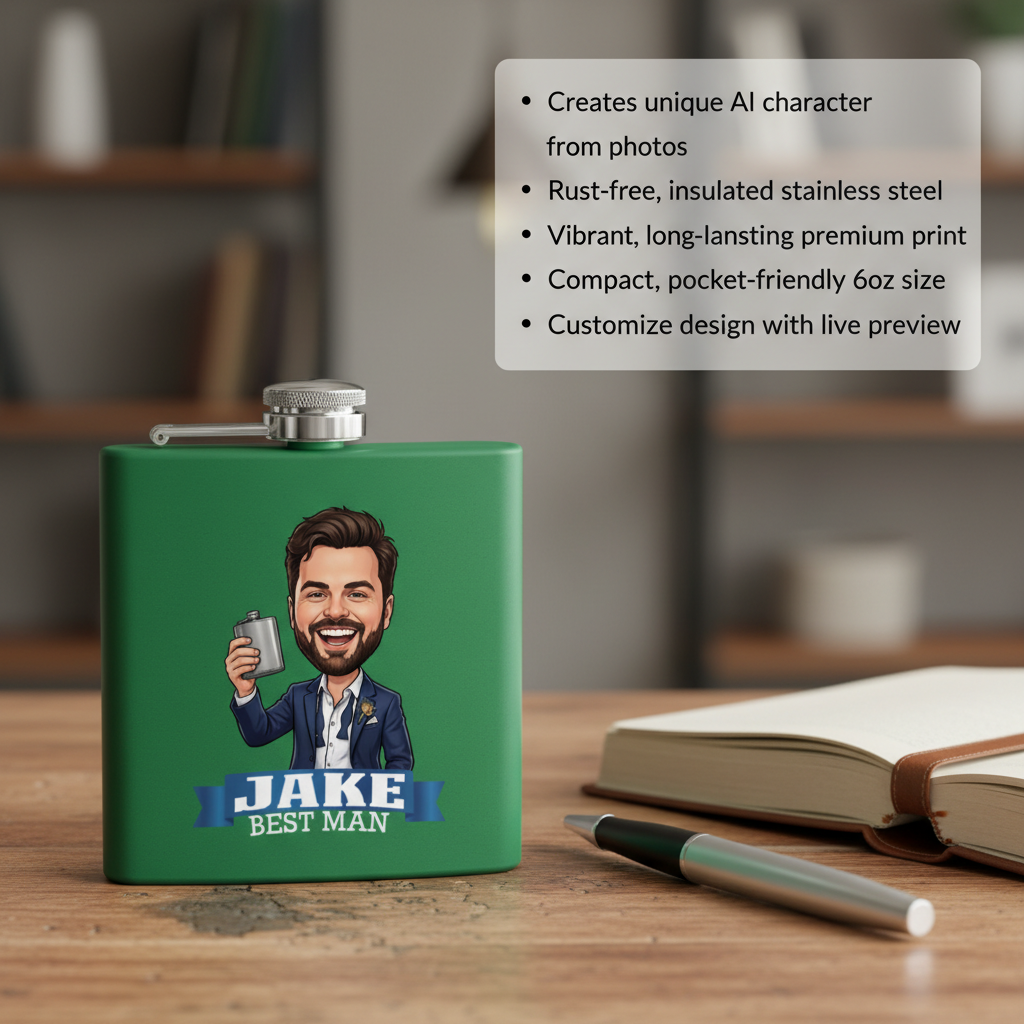 Wedding Party Hip Flask