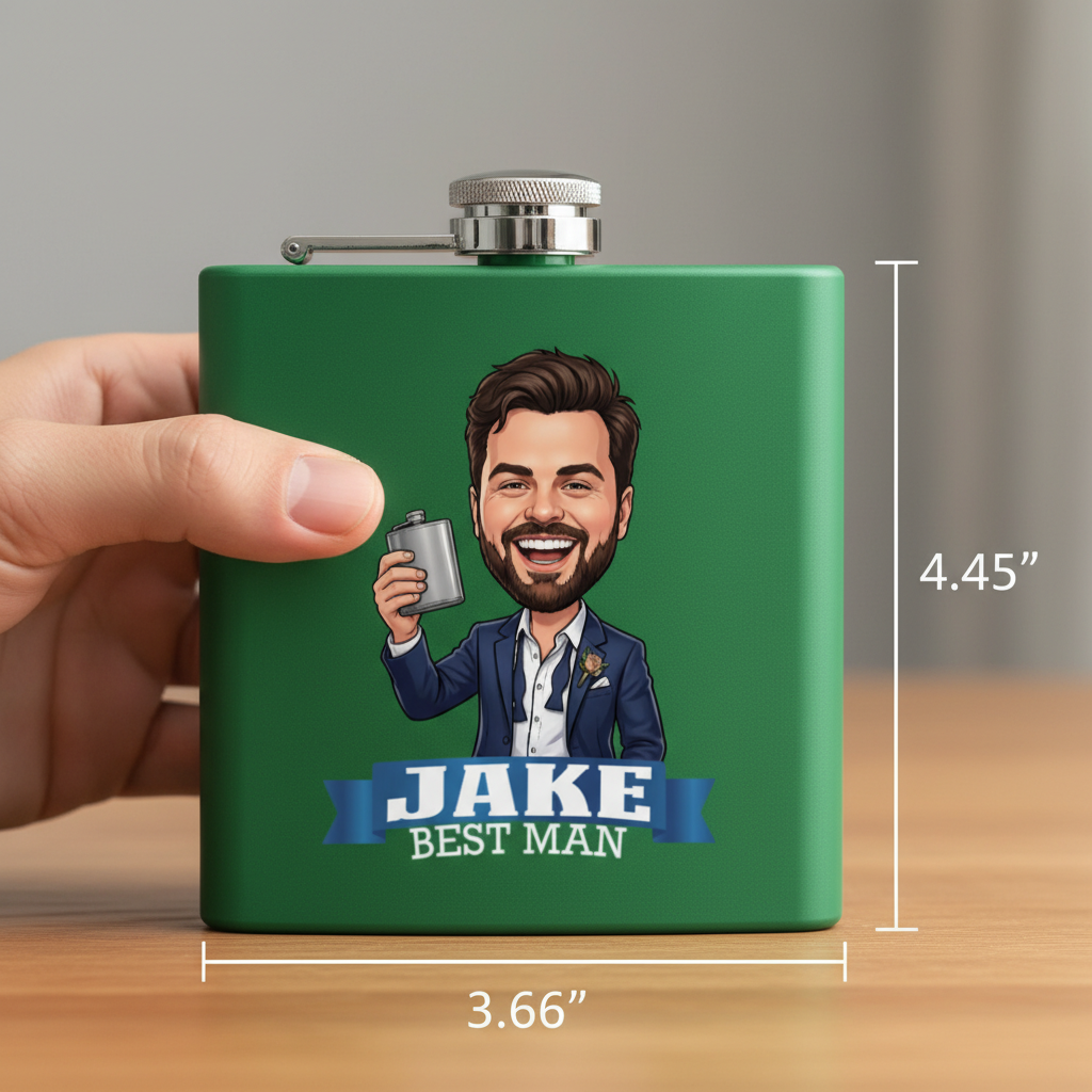 Wedding Party Hip Flask