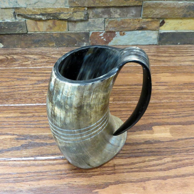 Drinking Glass Brew Horn by Groovy Groomsmen Gifts