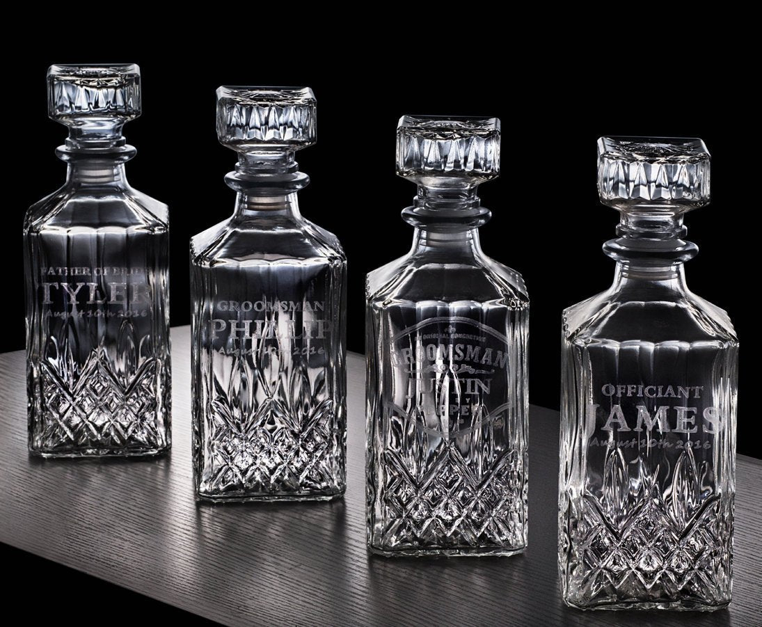 Drinkware Big Man&#39;s Decanter Set by Groovy Groomsmen Gifts