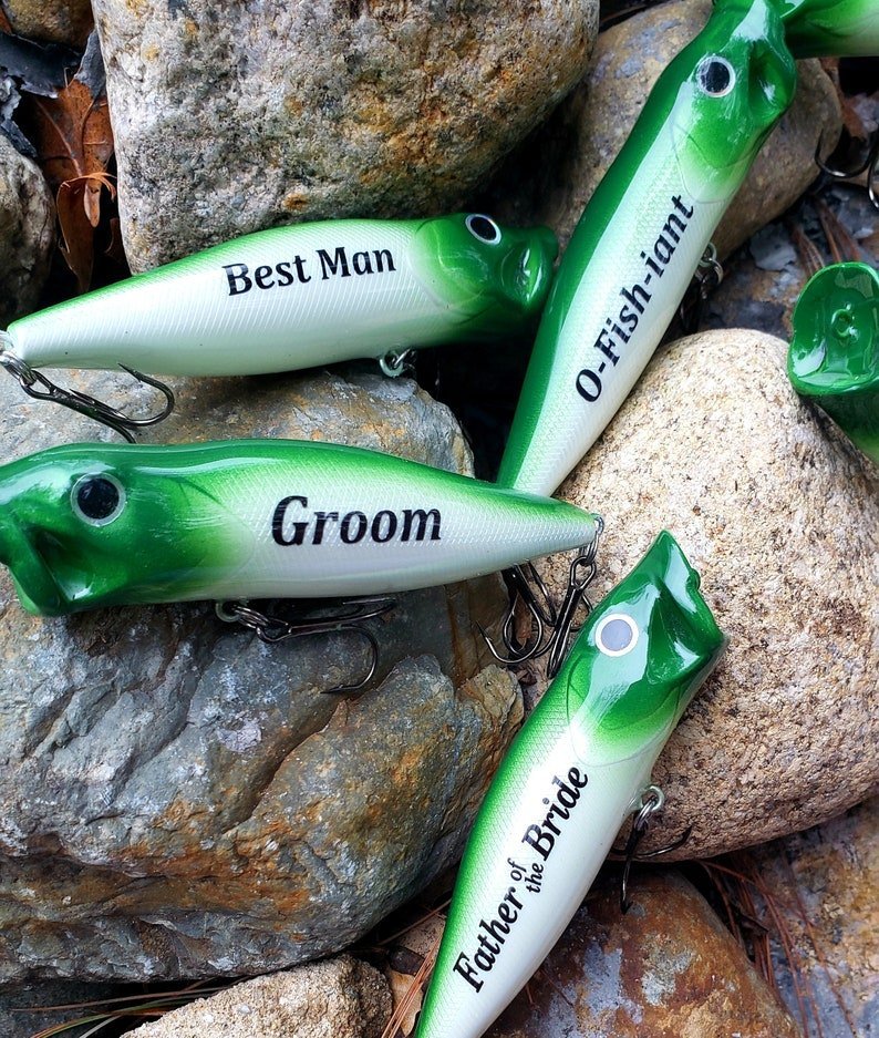 Fishing Baits &amp; Lures Angling Party by Groovy Groomsmen Gifts