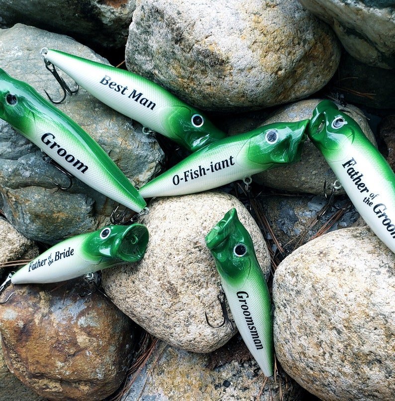 Fishing Baits & Lures Angling Party by Groovy Groomsmen Gifts