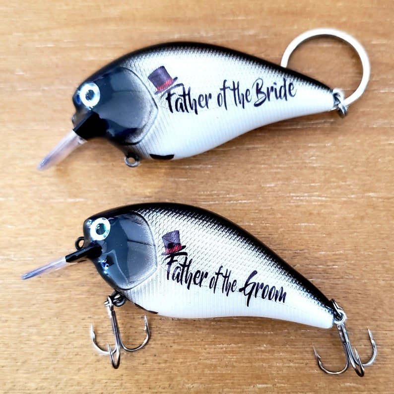 father of the bride fishing lure Gone Fishing Father of the Bride / Make it a Key Ring