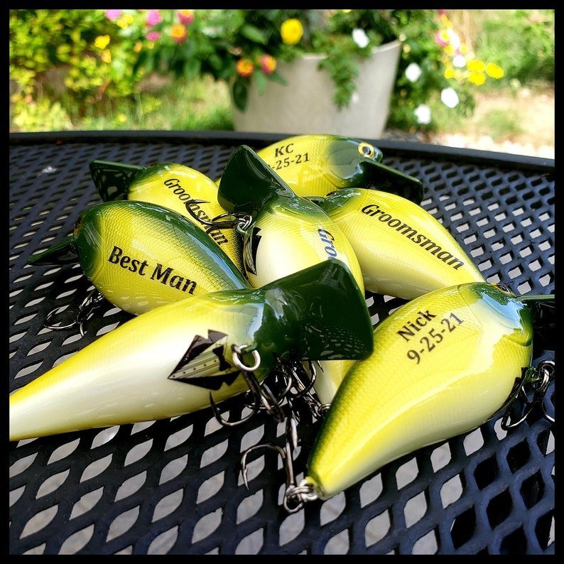 Fishing Baits & Lures Loud Mouth Wedding by Groovy Groomsmen Gifts