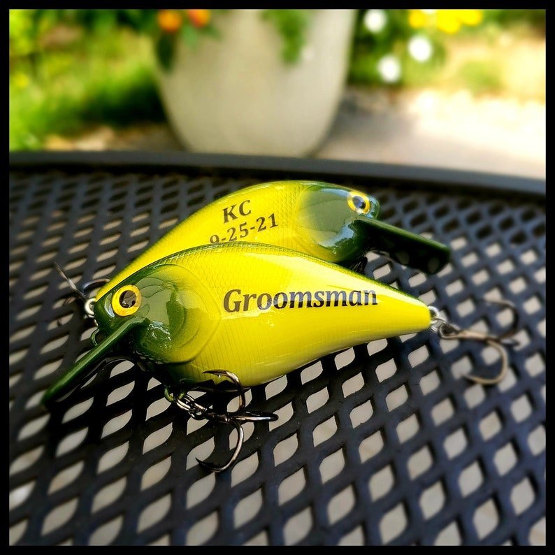 Fishing Baits &amp; Lures Loud Mouth Wedding by Groovy Groomsmen Gifts