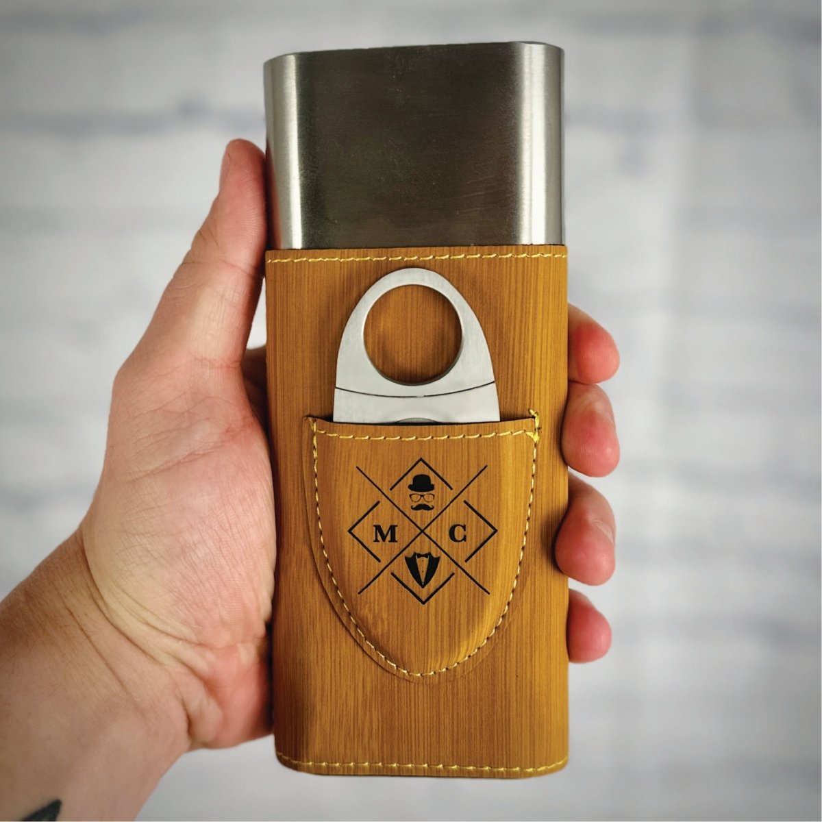 Unique Personalized Puff And Swig Groomsmen Proposal Customized Gifts for Men by Groovy Guy