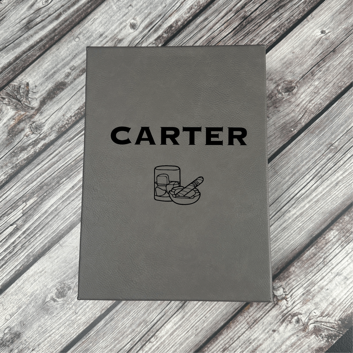 Unique Personalized Traveler&#39;s Trove Luxury Cigar Set Customized Cigar Gifts for Men by Groovy Guy