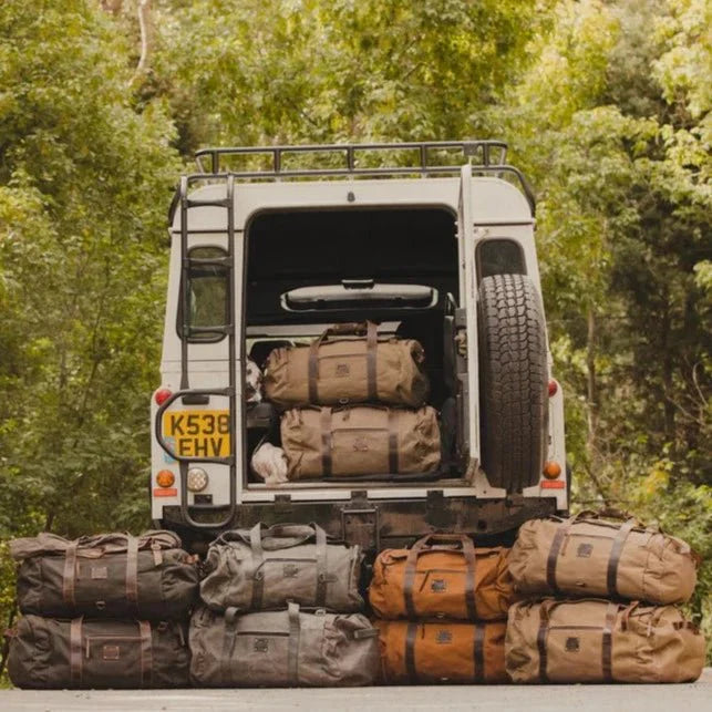 Unique Personalized Nomad Canvas Duffel Customized Duffle Bag Gifts for Men by Groovy Guy