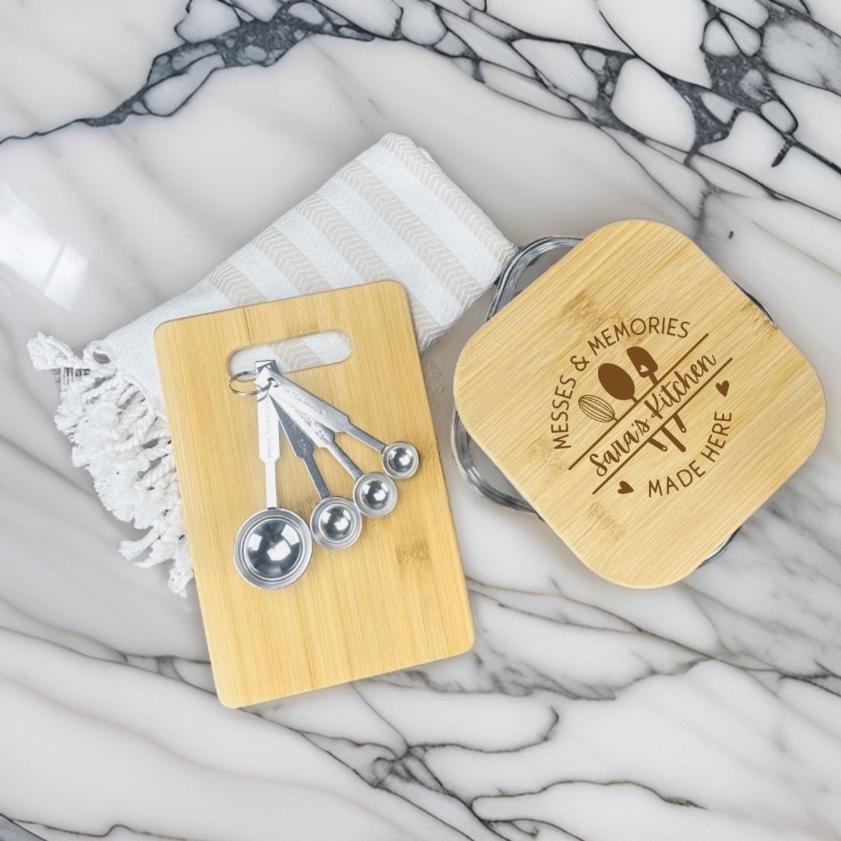 Gift Set Messes &amp; Memories Anniversary Gift Set by Groovy Groomsmen Gifts