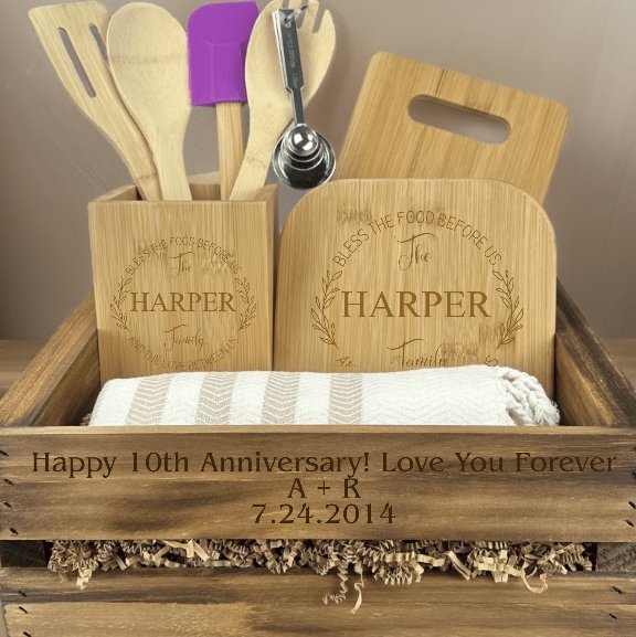 Gift Set Messes &amp; Memories Anniversary Gift Set by Groovy Groomsmen Gifts
