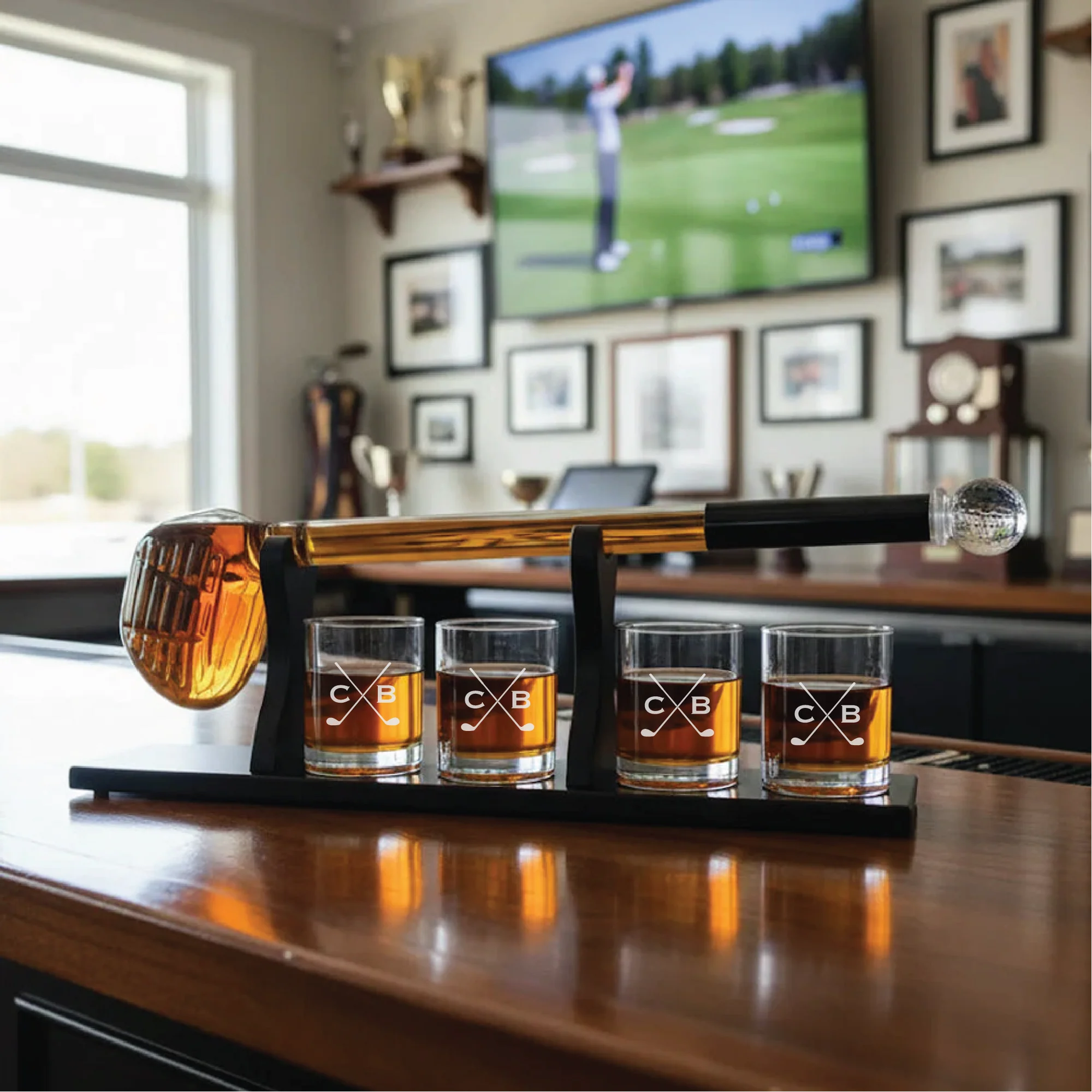 Custom Golf Club Whiskey Decanter