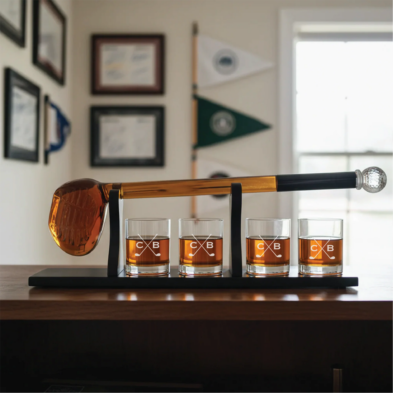 Custom Golf Club Whiskey Decanter