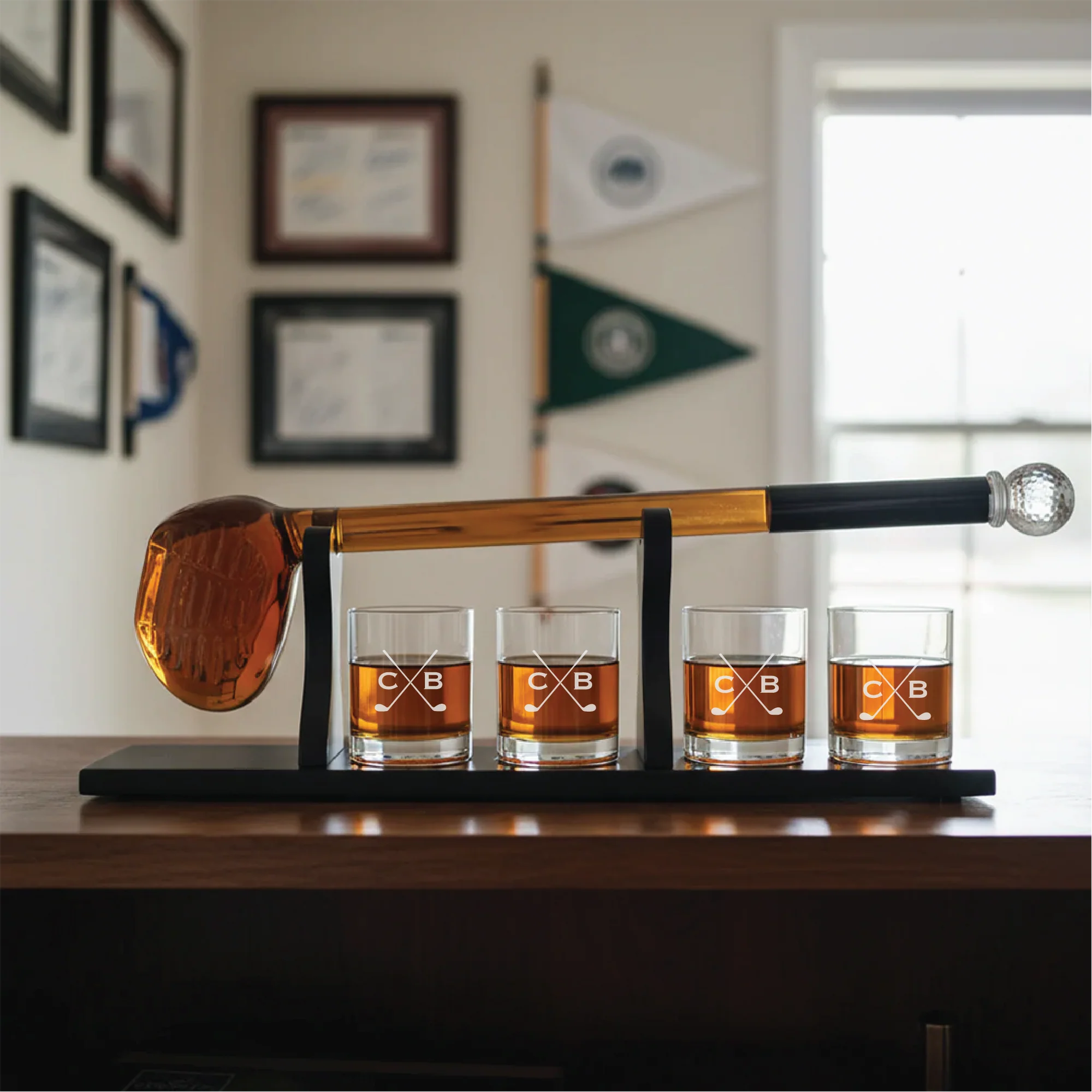 Custom Golf Club Whiskey Decanter