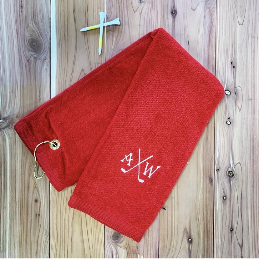 Golf Personalized Golf Towel by Groovy Groomsmen Gifts