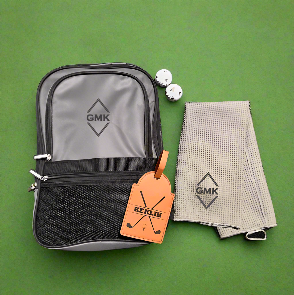 Unique Personalized Golfer's Go To Gift Set Customized Golf Lasers Gifts for Men by Groovy Guy