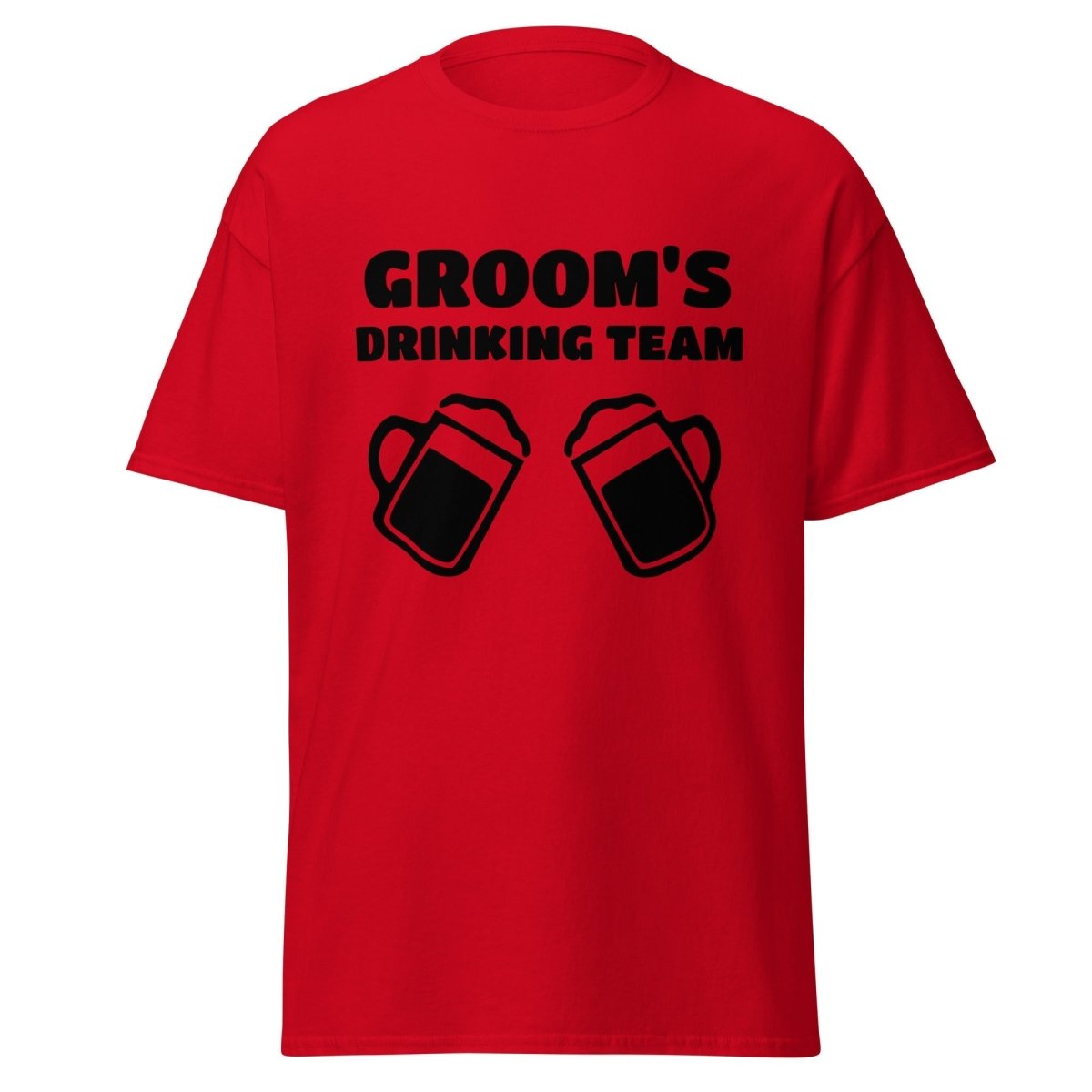 Groom&#39;s Drinking Team T-Shirt by Groovy Groomsmen Gifts