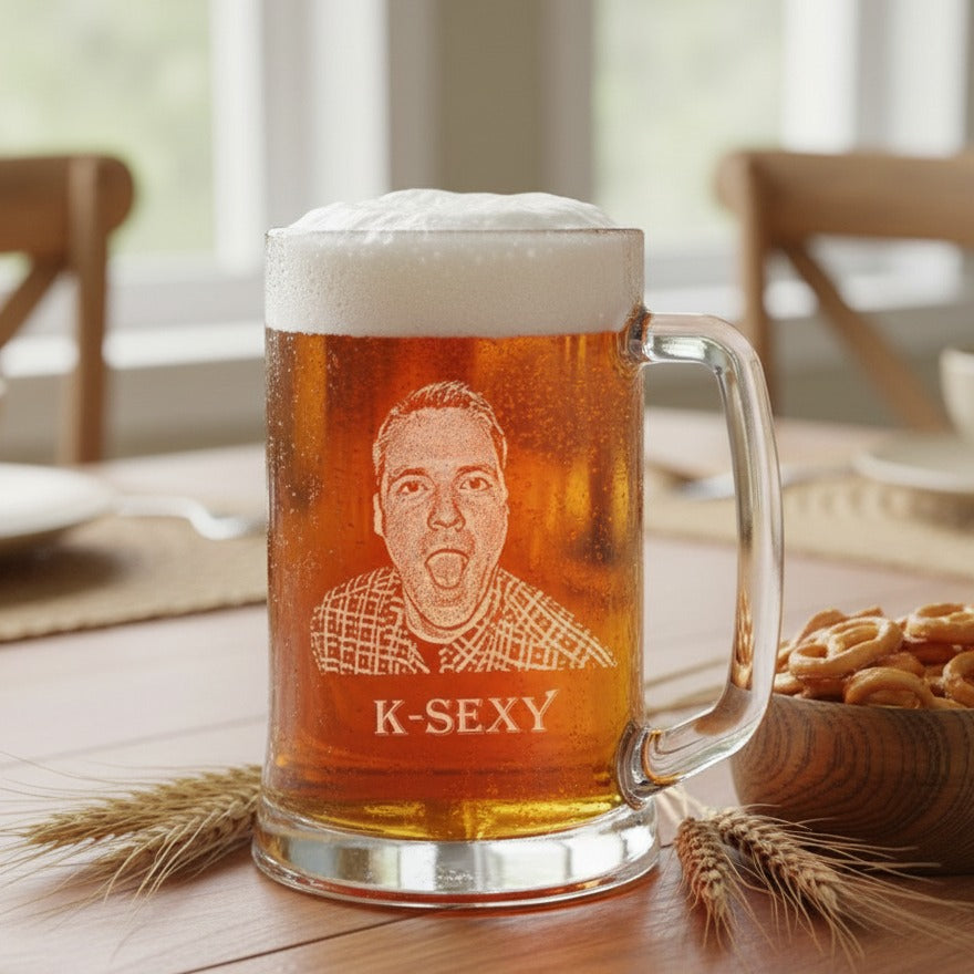 Custom Photo Beer Mug