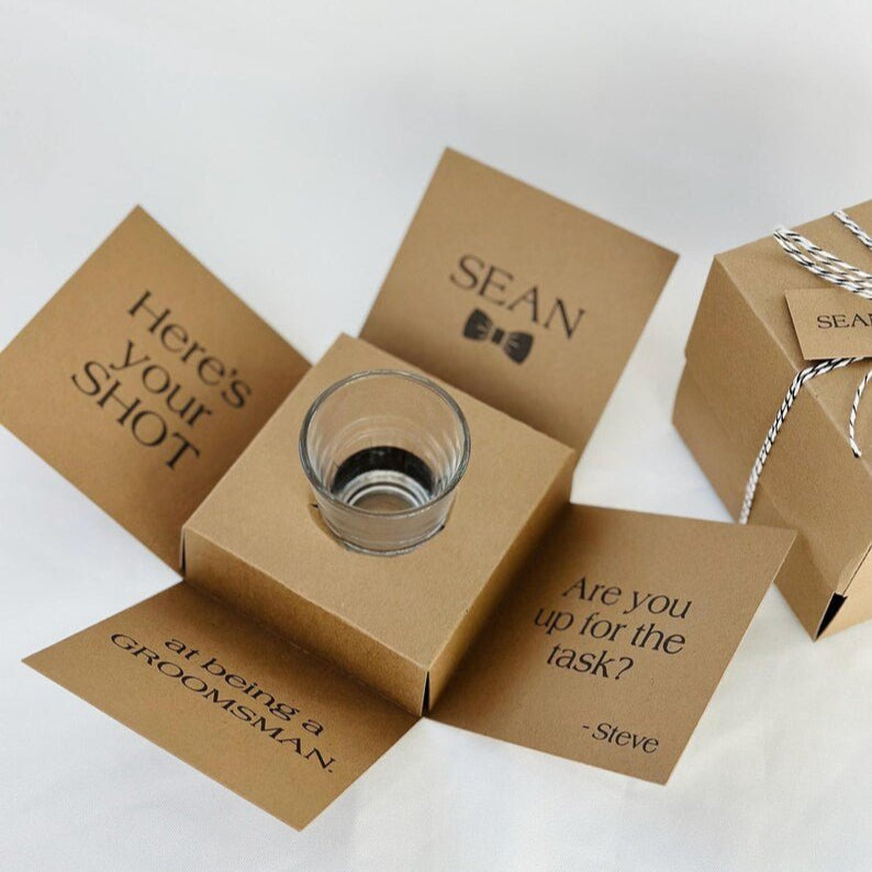 Groomsmen Proposal Groomsmen Proposal Box by Groovy Groomsmen Gifts