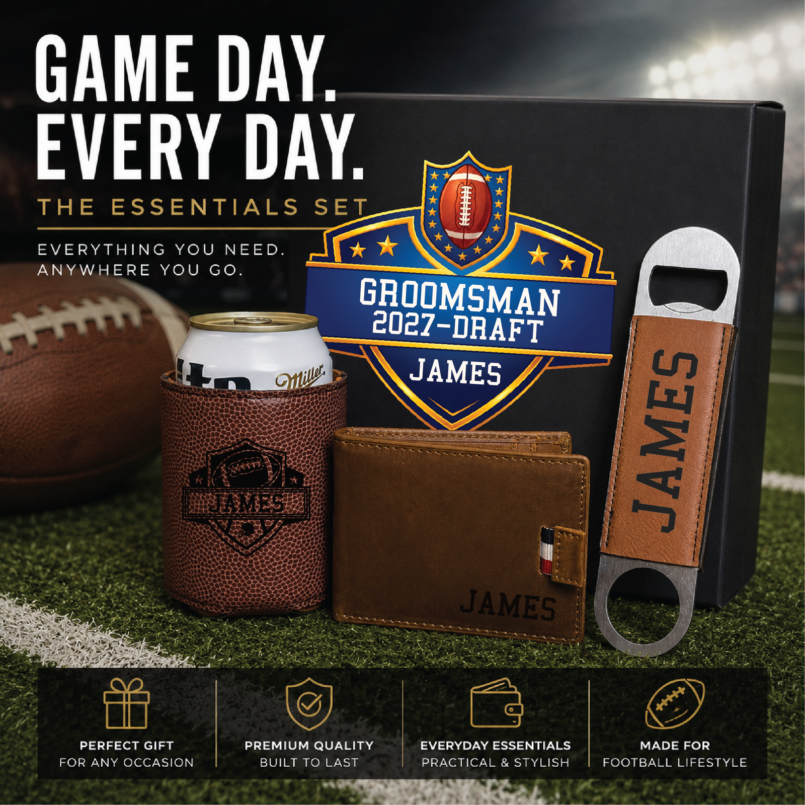 Draft Day - Groomsmen Gift Set