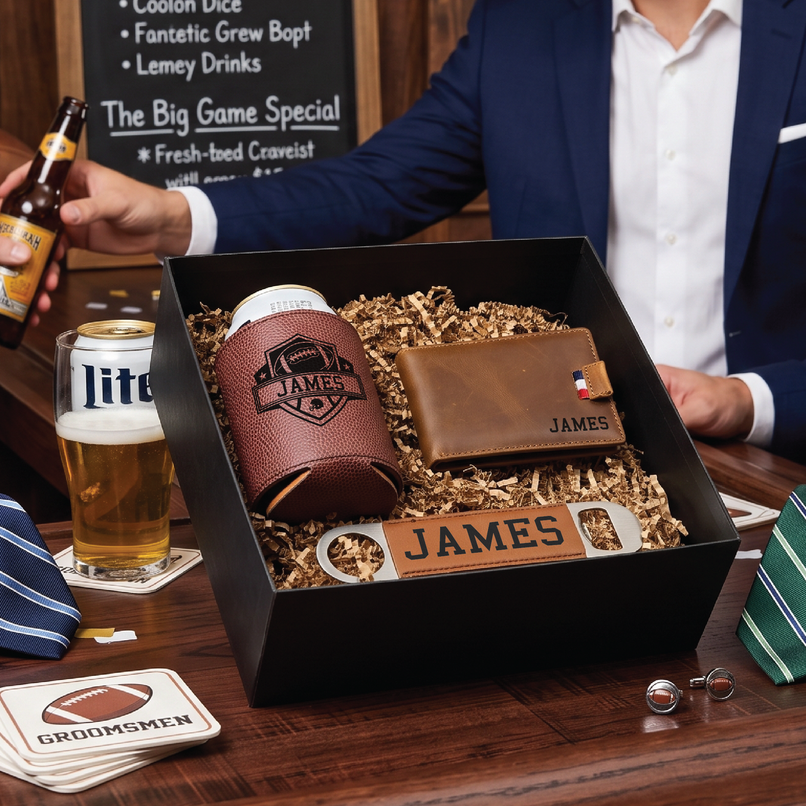 Draft Day - Groomsmen Gift Set