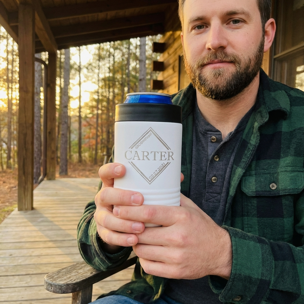 Personalized Groomsmen Can Cooler