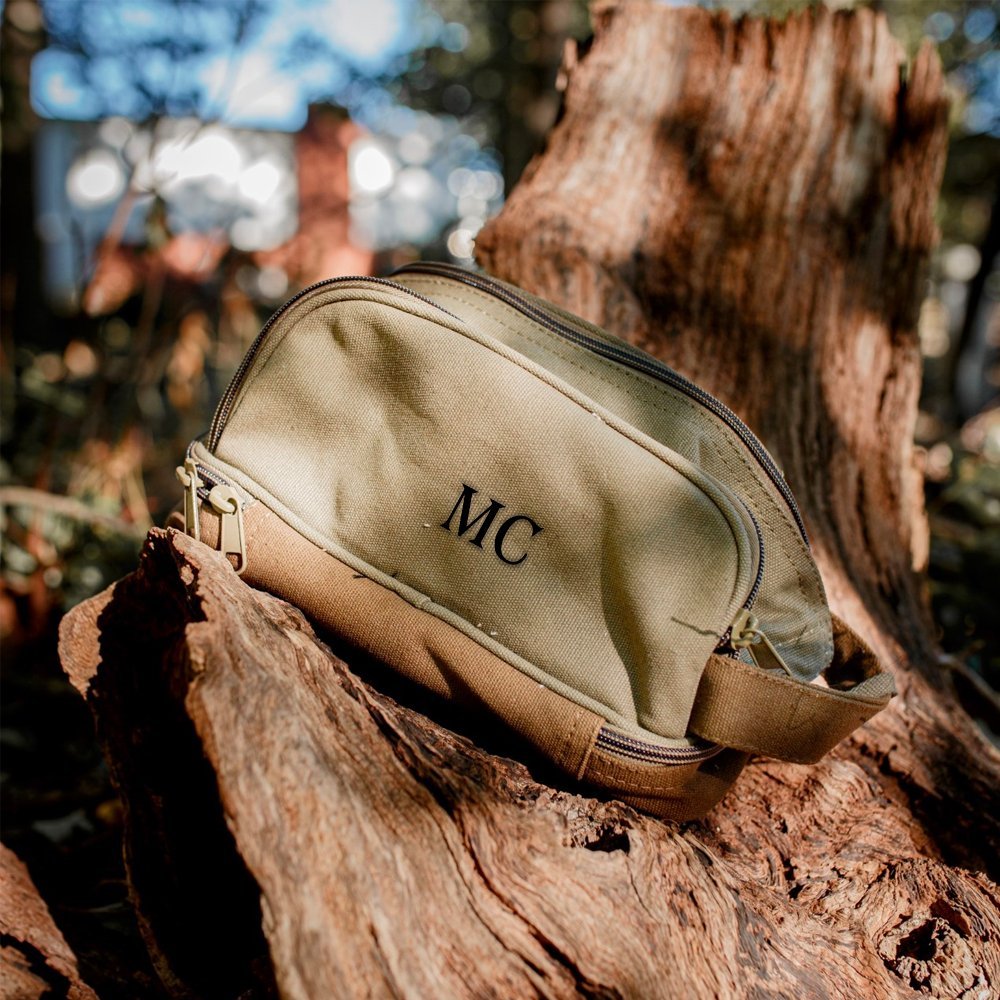 Groovy Threads Personalized Traveler&#39;s Toiletry Bag by Groovy Groomsmen Gifts