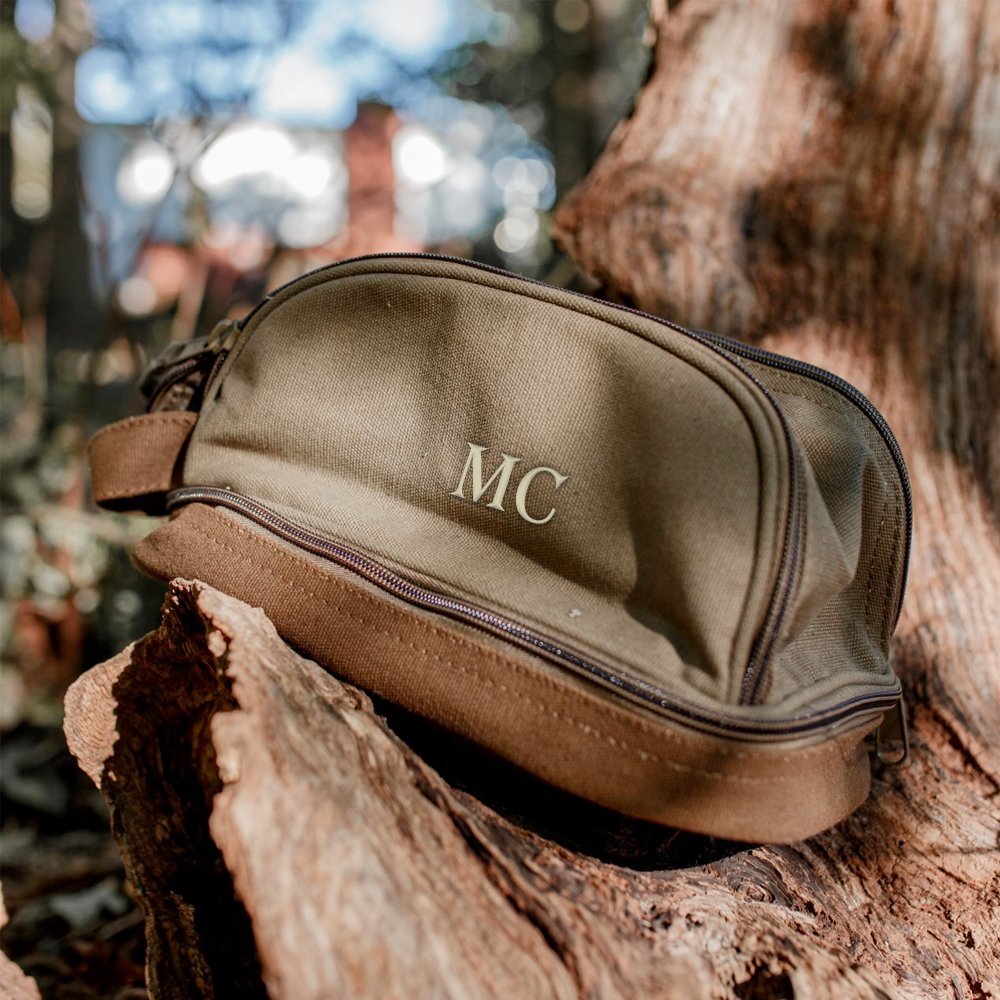 Groovy Threads Personalized Traveler's Toiletry Bag by Groovy Groomsmen Gifts