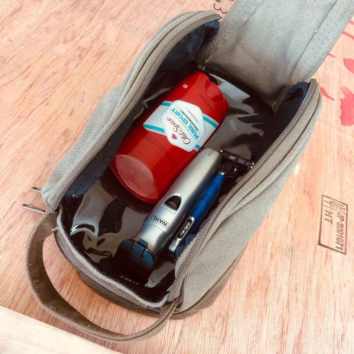 Groovy Threads Personalized Traveler&#39;s Toiletry Bag by Groovy Groomsmen Gifts