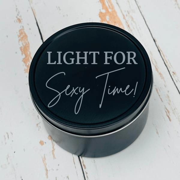 Unique Personalized Embrace Love's Light Customized candle Gifts for Men by Groovy Guy