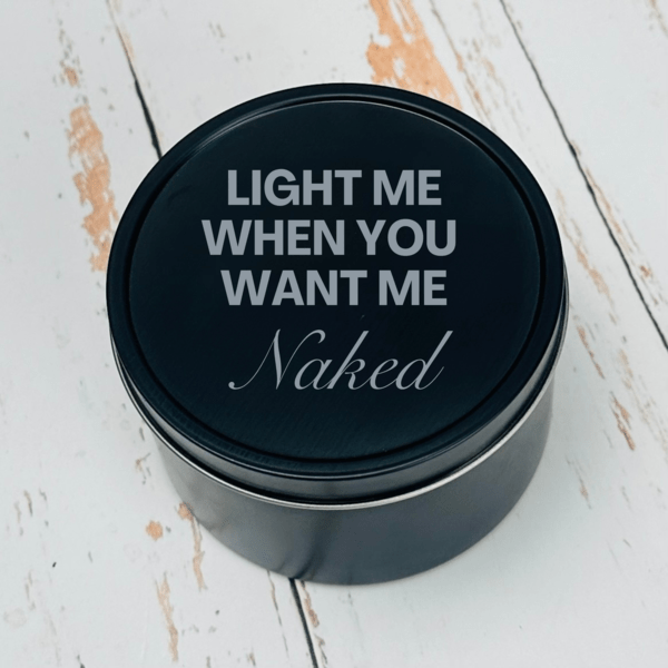 Unique Personalized Embrace Love&#39;s Light Customized candle Gifts for Men by Groovy Guy
