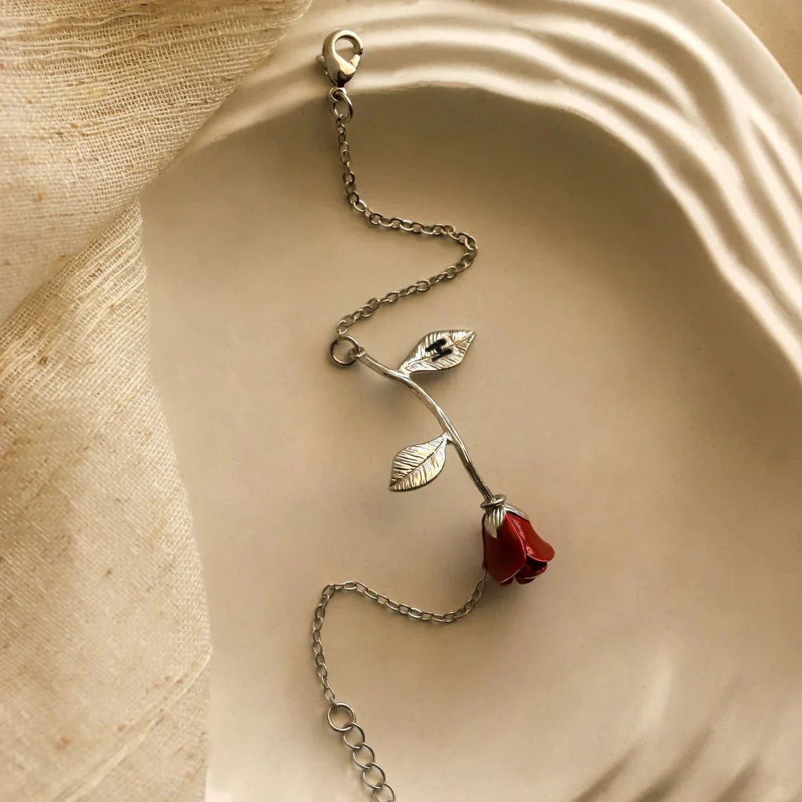 Personalized Custom Engraved Rose Bracelet for her, Customized Gifts for Women by Groovy Girl Gifts