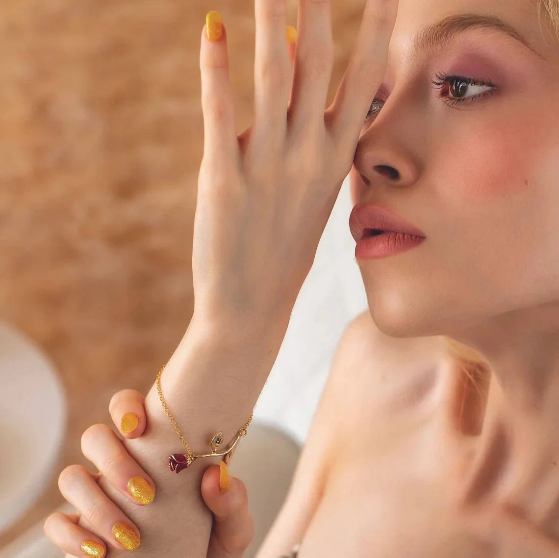 Personalized Custom Engraved Rose Bracelet for her, Customized Gifts for Women by Groovy Girl Gifts