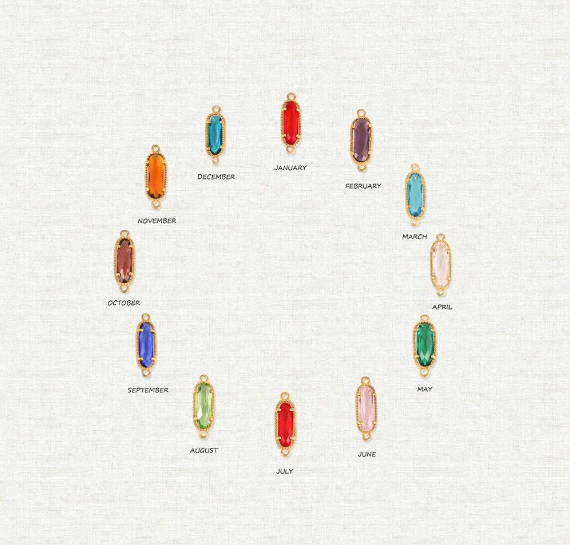 Personalized Custom Birthstone Personalized Bracelet for her, Customized Gifts for Women by Groovy Girl Gifts