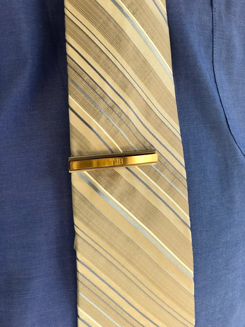 Unique Personalized Gold Links Customized Cuff Links Gifts for Men by Groovy Guy