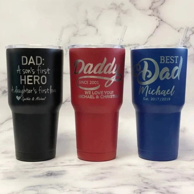 Unique Personalized Stylish Sipper Customized Drinkware Gifts for Men by Groovy Guy