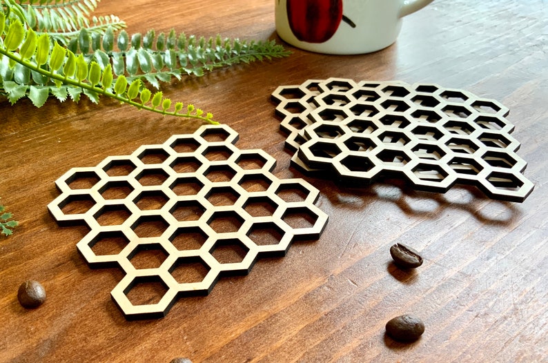 Honeycomb Coaster Set