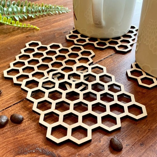 Honeycomb Coaster Set