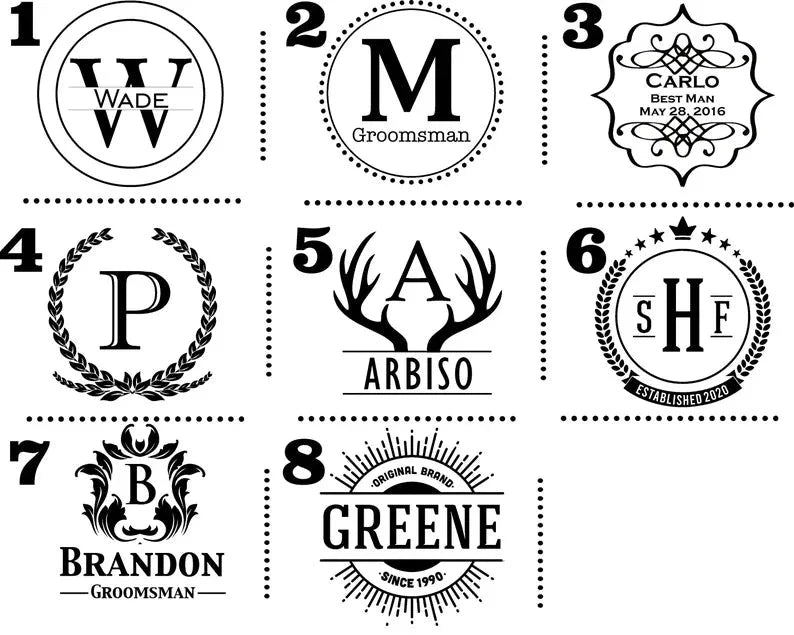 Unique Personalized Tipsy Rye Whiskey Glasses Customized Whiskey Glass Set Gifts for Men by Groovy Guy