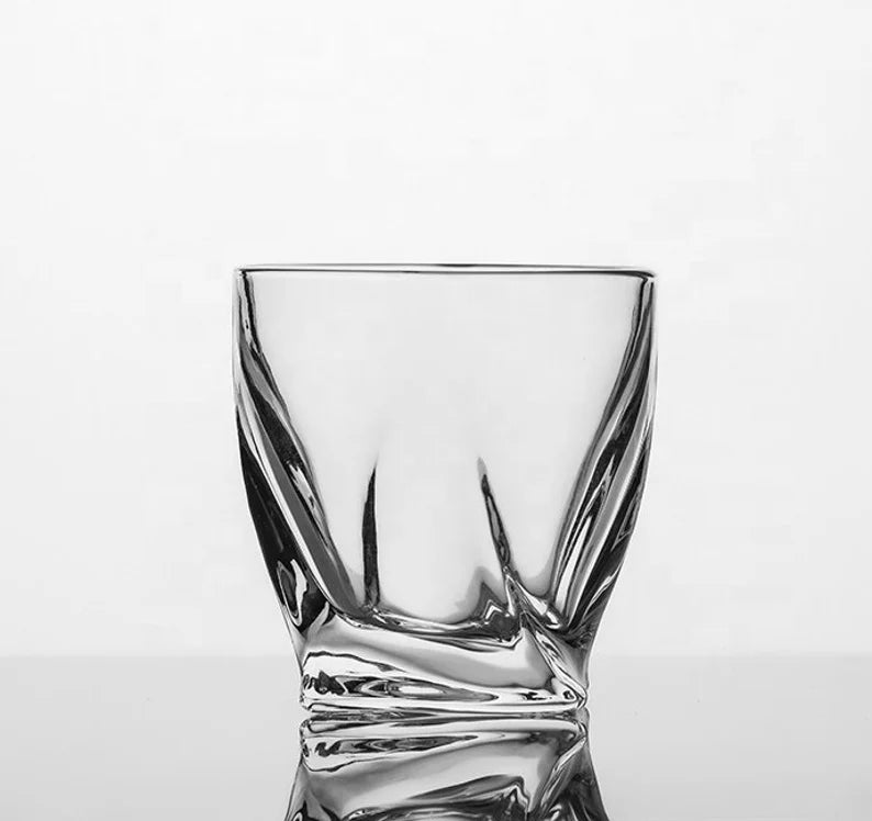 Twisted Whiskey Glass