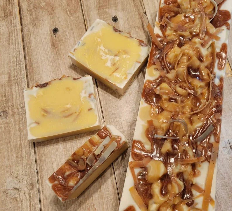 Unique Personalized Apple Bourbon Soap Customized Bar Soap Gifts for Men by Groovy Guy