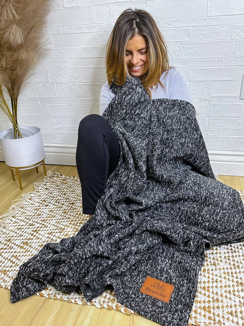 Sweater Fleece Personalized Blanket