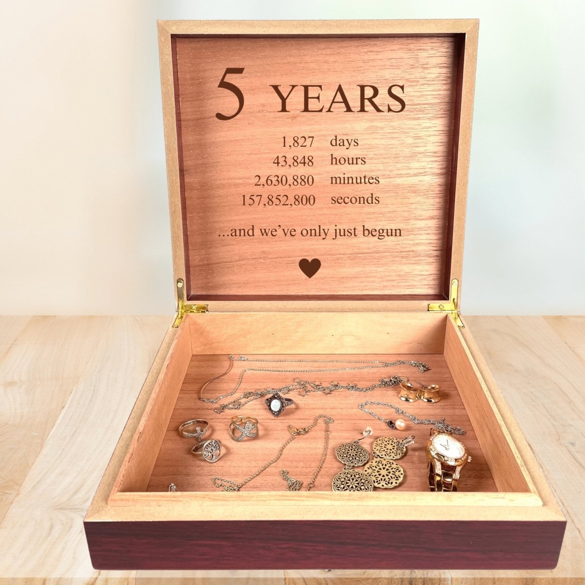 Jewelry Box Sentimental Personalized Keepsake Box by Groovy Groomsmen Gifts