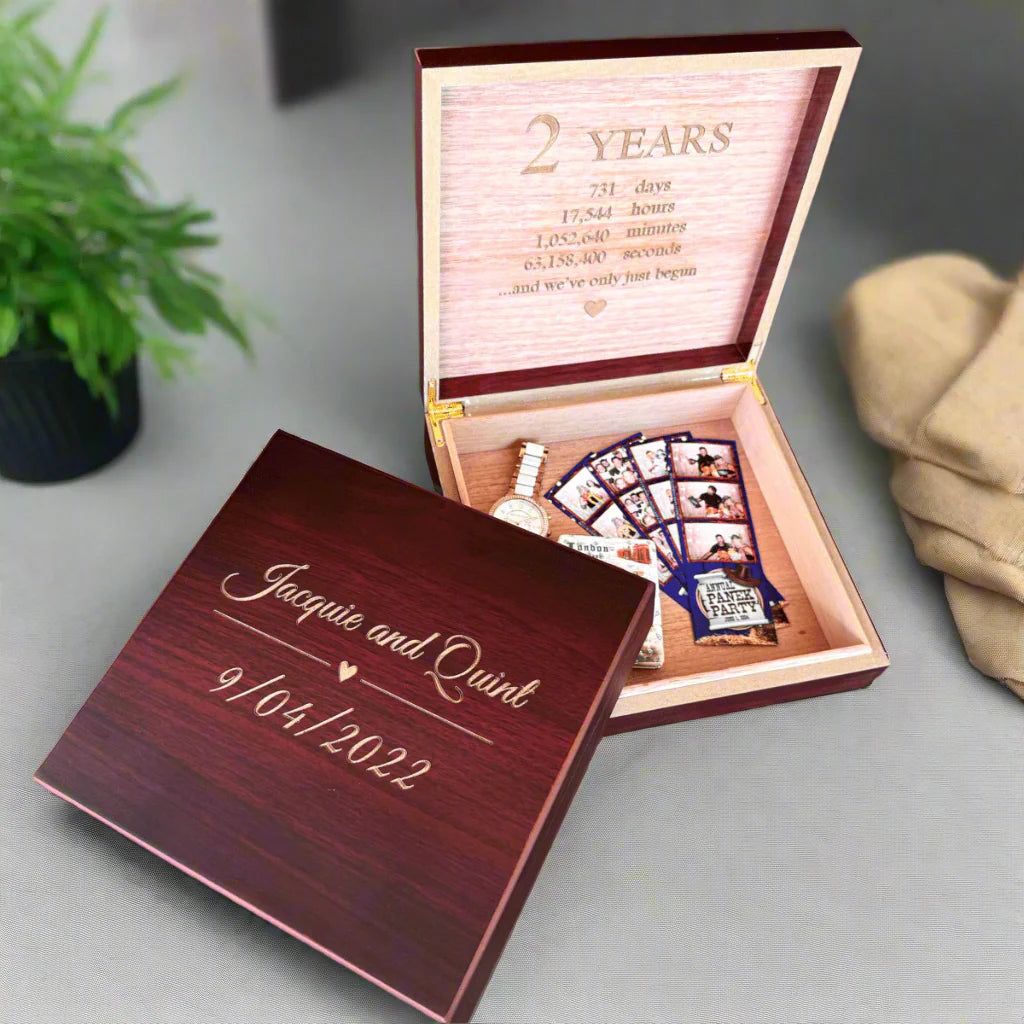 Sentimental Personalized Keepsake Box