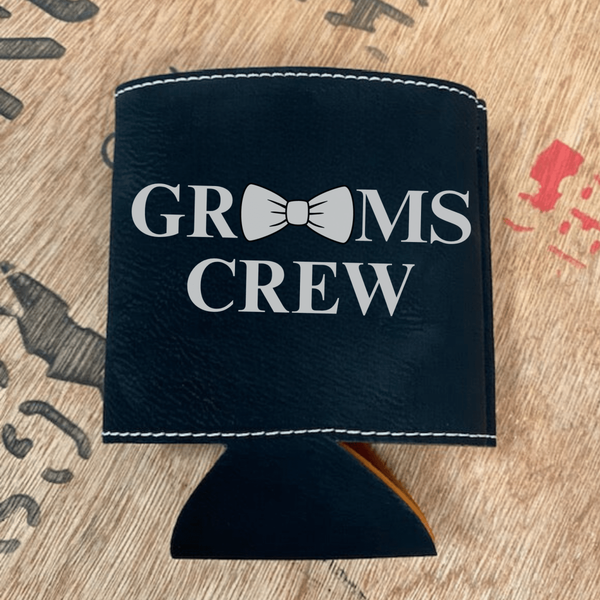 koozie Groom&#39;s Crew Koozie by Groovy Groomsmen Gifts
